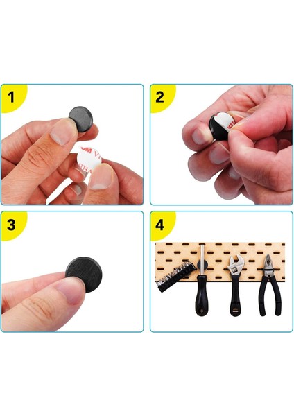 Dekorasyon 50 Adet Şeffaf Yapışkanlı Mıknatıs 15X3MM Dekoratif Buzdolabı Magneti Hediyelik Magnet fiyatları