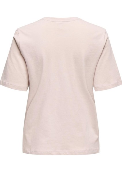 Onlmoody Lıfe S/s Word Top Box Jrs Pudra