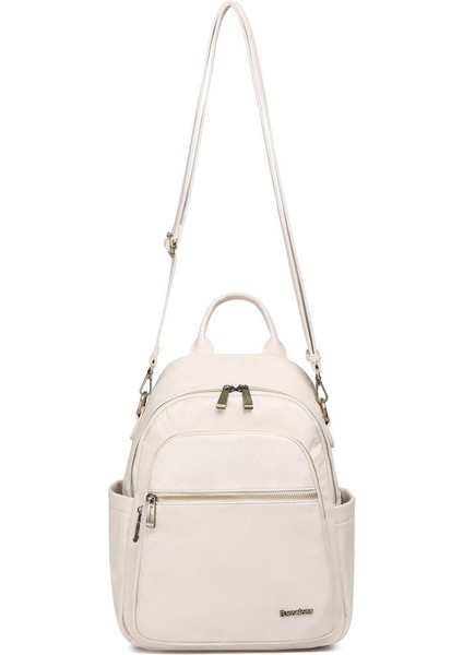 Yıkama Deri Sırt Askılı Kadın Çantası 21K Barcelona 1914 fırsatları