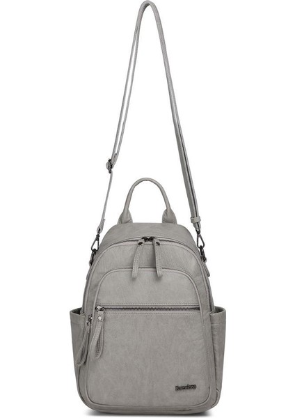 Yıkama Deri Sırt Askılı Kadın Çantası 21K Barcelona 1914 fırsatları