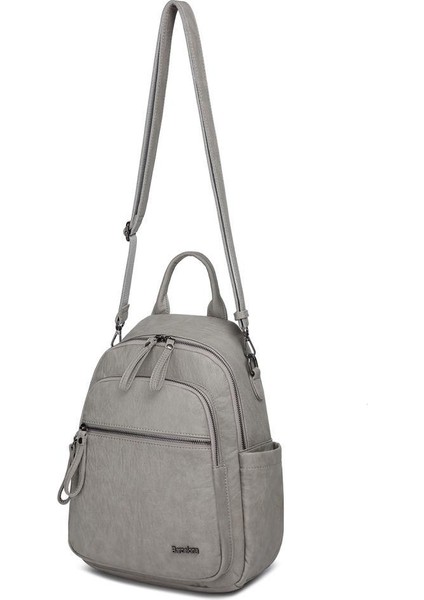 Yıkama Deri Sırt Askılı Kadın Çantası 21K Barcelona 1914 indirimleri