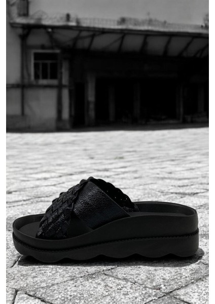 Pc 7494 Siyah Tam Ortopedik Günlük Kadın Terlik modelleri