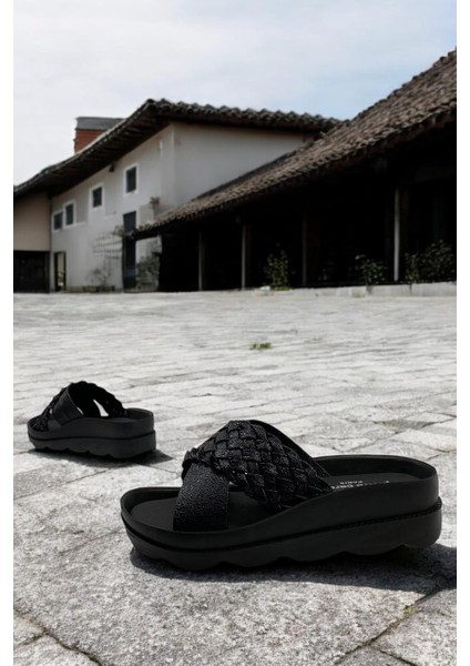 Pc 7494 Siyah Tam Ortopedik Günlük Kadın Terlik indirimleri