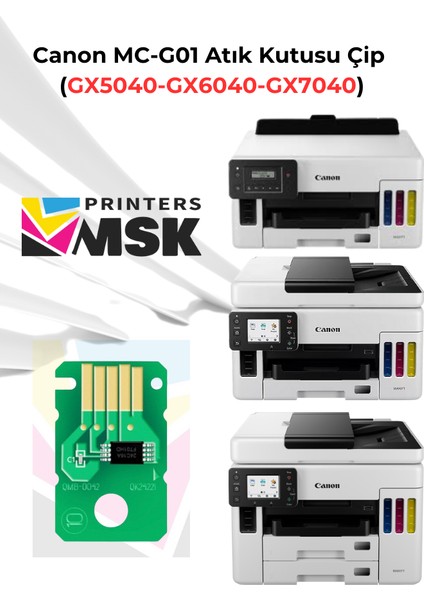 Canon MC-G01 Atık Kutusu Çip (GX5040-GX6040-GX7040) fiyatları