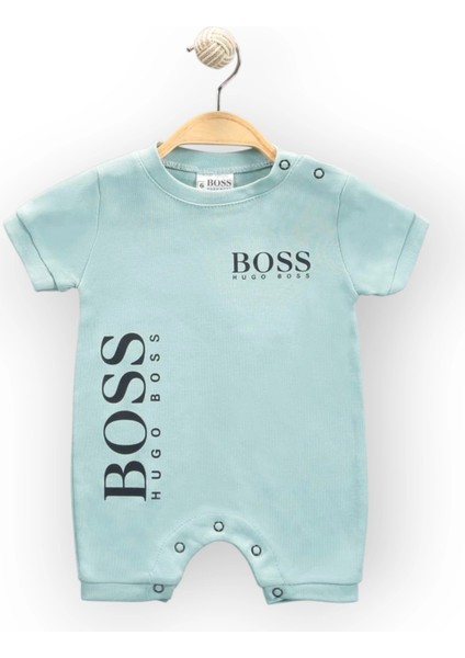 Baby Marka Bossa Desen Çıtçıtlı Tulum Unisex 6-24 Ay