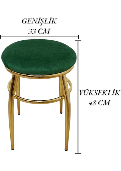 Tabure, Bar Taburesi, 6 Adet Tabure, Metal Ayaklı Tabure, Puf, Bench, Mutfak Balkon Bahçe Taburesi