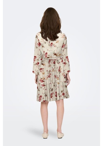 Onlclemmentıne Lıfe 3/4 Dress Wvn Noos Krem modelleri