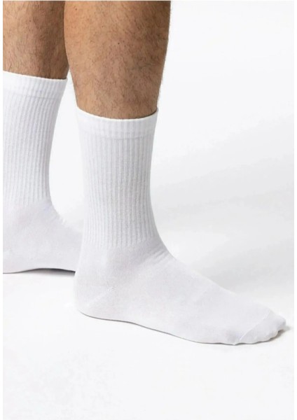 Tenis Çorap 6 Çift Spor Futbol Çorabı Çocuk+Genç Standart Kalıp