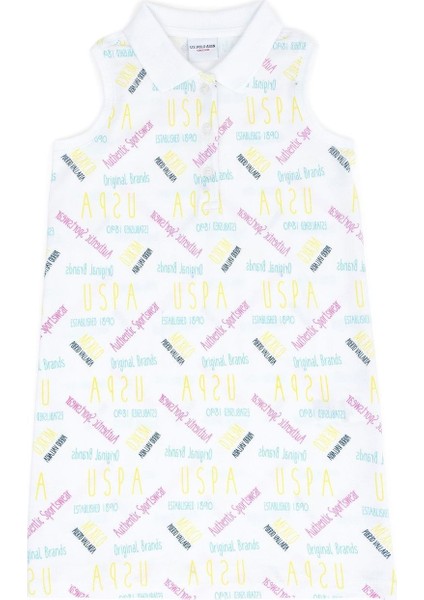 U.s. Polo. Assn. Kız Çocuk Beyaz Örme Elbise fiyatları