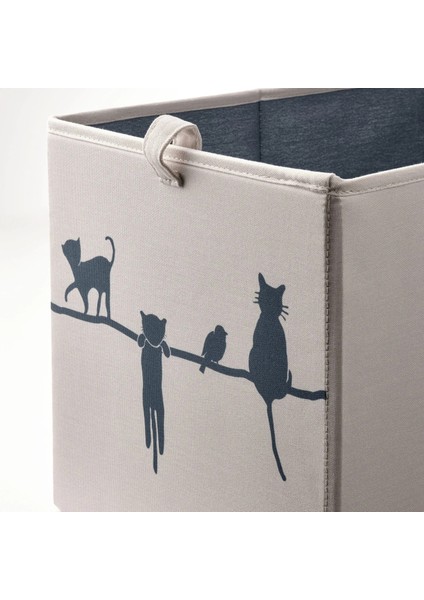 Çocuk Odası Düzenleyici Kutu Seti 26 x 37 x 26 cm Ikea Oyuncak Düzenleme Saklama Kutusu
