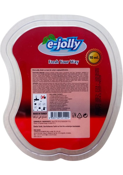 Asma Dekoratif Şişe Oto Kokusu Özel Special