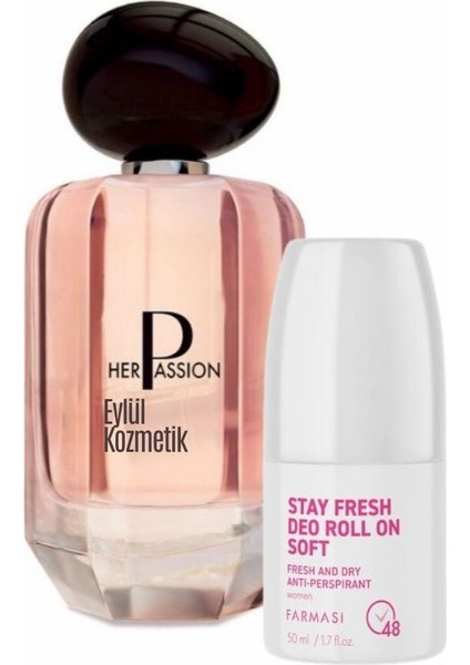 Stay Fresh Deo Roll On Soft 50 ml & Farmasi Her Passion Kadın Parfüm 60 ml