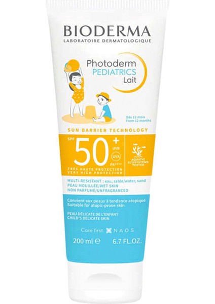 Photoderm Pediatrics Lait SPF50+ Güneş Kremi 200 ml