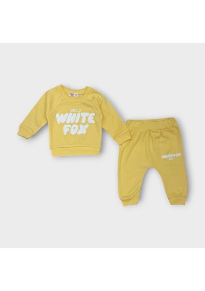 Baby Marka Baskılı Vitfax Desen Ikili Takım Unisex 6-24 Ay