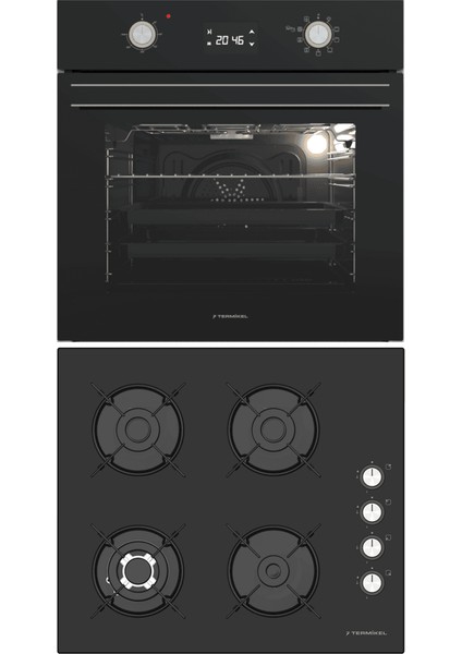 Ankastre Set (Bo O6555C Db + Bh P6194C B)