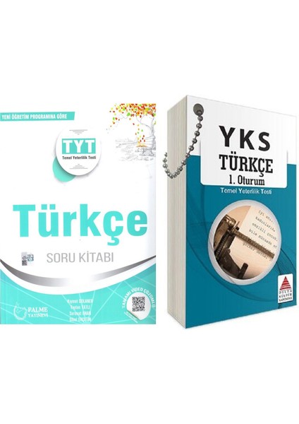 Palme Yayınevi Tyt Türkçe Soru Kitabı ve Delte Kartı Seti 2 Kitap