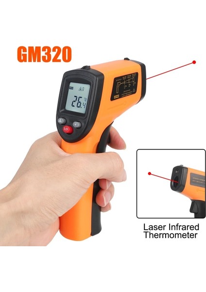 Lazer Termometre GM320