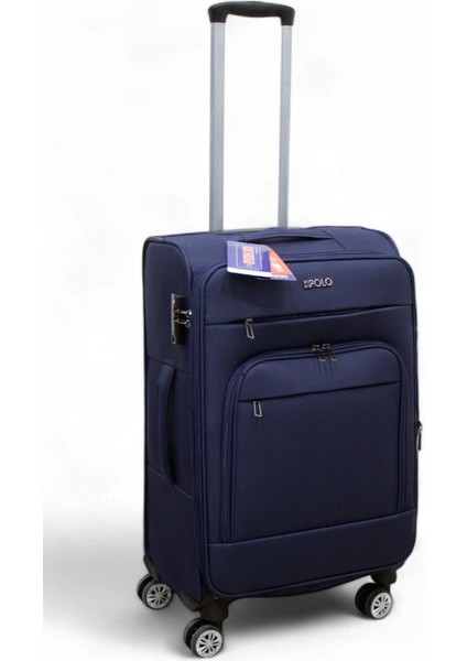 Lacivert Kabin (Küçük) Orta ve Büyük Boy 3'lü Carry-On Lüks Kumaş Valiz Seti ES0043 fiyatları