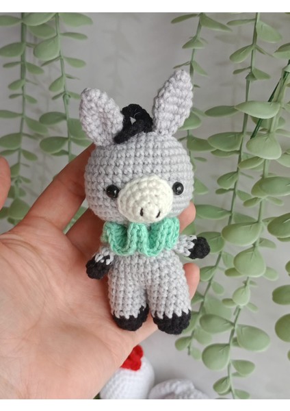 Amigurumi Organik Örgü Hayvan Oyuncak Lama Uyku Arkadaşı