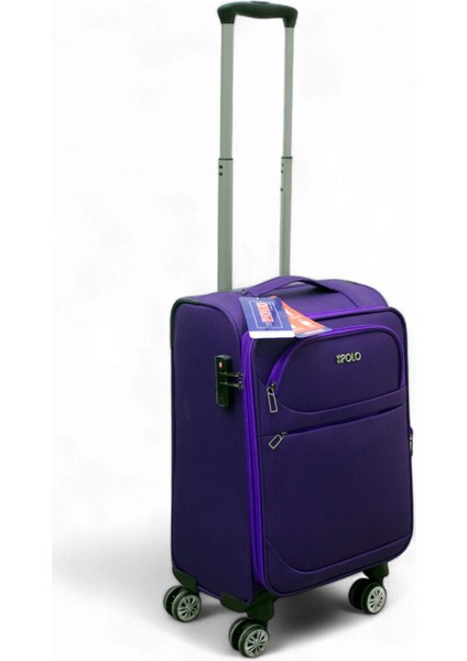 Mor Kabin (Küçük) Orta ve Büyük Boy 3'lü Carry-On Lüks Kumaş Valiz Seti ES0011 modelleri