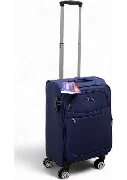 Lacivert Kabin (Küçük) Orta ve Büyük Boy 3'lü Carry-On Lüks Kumaş Valiz Seti ES0011 modelleri