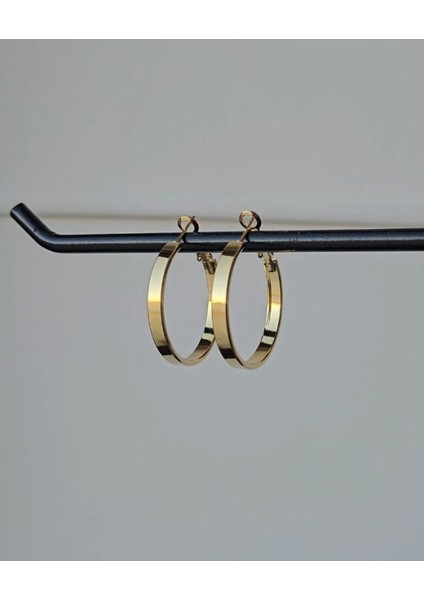 Çelik Ajda 25 mm Küpe