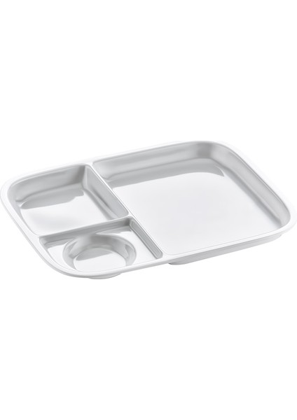MK102 Çocuk Grubu 4 Bölmeli Kahvaltılık-Beyaz