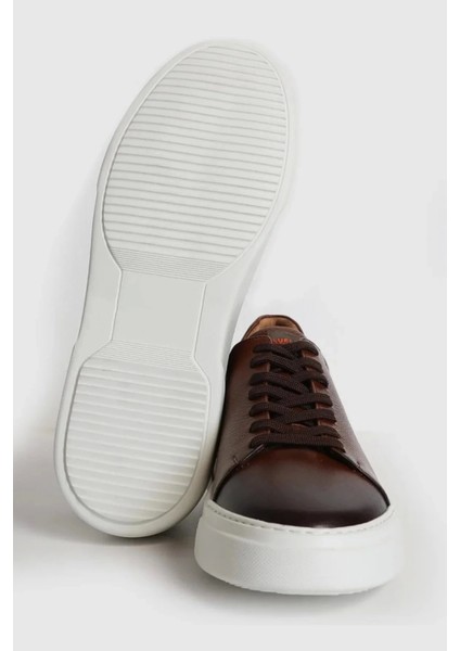 Tommy Erkek Deri Sneaker Ayakkabı Taba 111230187 modelleri