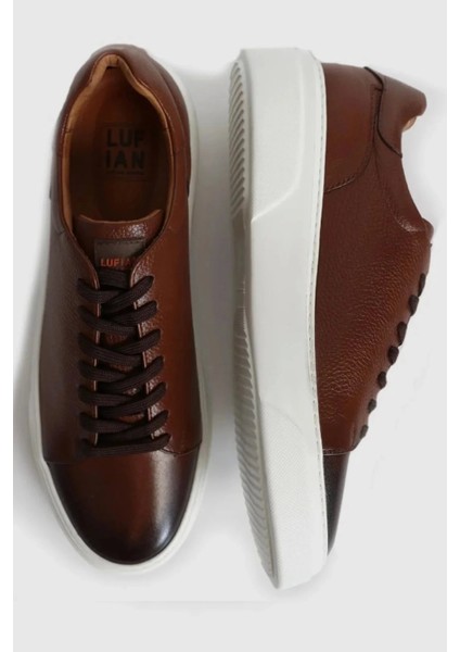 Tommy Erkek Deri Sneaker Ayakkabı Taba 111230187 fırsatları