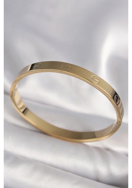 316L Çelik Gold Renk Cartier Model Kadın Kelepçe fiyatları