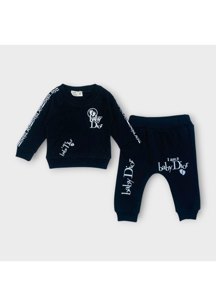 Baby Marka Baskılı Doory Desen Ikili Takım Unisex 6-24 Ay