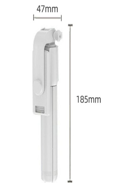 2in1 Masaüstü Kumandalı Tripod ve Taşınbilir Selfie Çubuğu 70 cm Ios ve Android Uyumlu