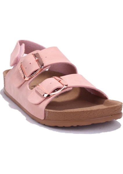 S961 Pembe Ortopedik Günlük Kız Çocuk Spor Sandalet