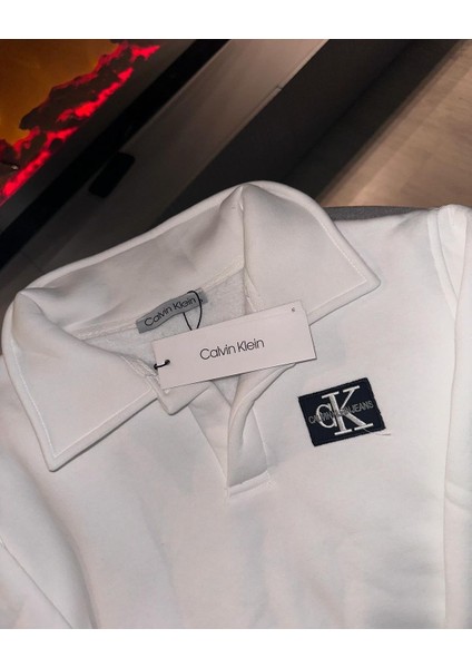 Polo Yaka Sweatshirt