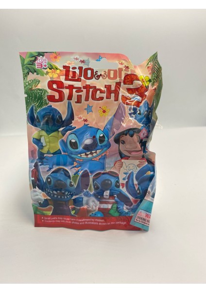 Stich 3 Sürpriz Paket Figür ve Kart 1 Adet