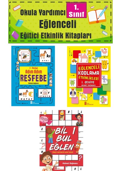 (Sınıf: 1) Eğlenceli Ev Ve Sınıf Etkinlik Seti