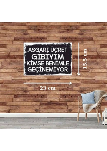 Ahşap Retro Mdf Poster , Komik Sözler , Duvar Yazıları , Manzara , Tarih , Edebiyat - TBL0818