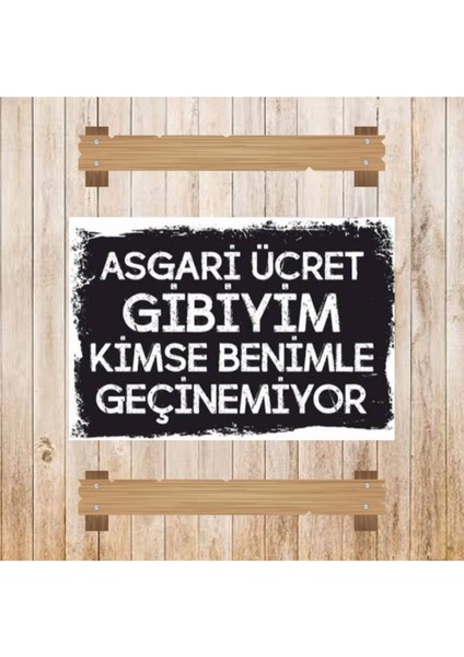 Ahşap Retro Mdf Poster , Komik Sözler , Duvar Yazıları , Manzara , Tarih , Edebiyat - TBL0818