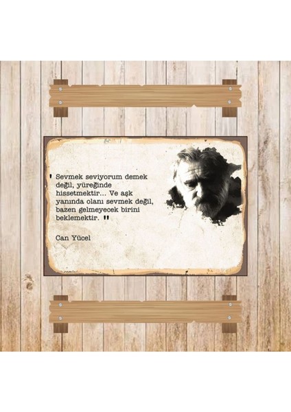 Ahşap Retro Mdf Poster , Komik Sözler , Duvar Yazıları , Manzara , Tarih , Edebiyat - TBL0551 modelleri