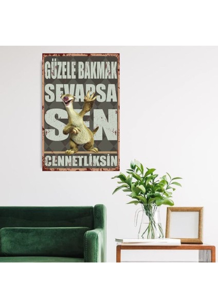 Ahşap Retro Mdf Poster , Komik Sözler , Duvar Yazıları , Manzara , Tarih , Edebiyat - TBL0811 fiyatları