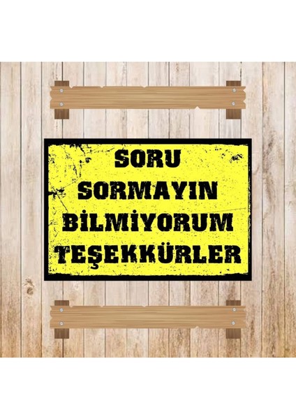 Ahşap Retro Mdf Poster , Komik Sözler , Duvar Yazıları , Manzara , Tarih , Edebiyat - TBL0587 modelleri