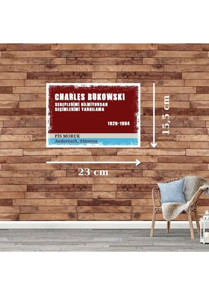 Ahşap Retro Mdf Poster , Komik Sözler , Duvar Yazıları , Manzara , Tarih , Edebiyat - TBL0582 fiyatları