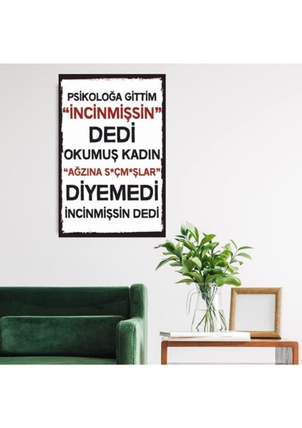 Ahşap Retro Mdf Poster , Komik Sözler , Duvar Yazıları , Manzara , Tarih , Edebiyat - TBL0814 fiyatları