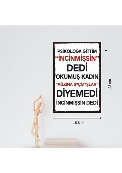 Ahşap Retro Mdf Poster , Komik Sözler , Duvar Yazıları , Manzara , Tarih , Edebiyat - TBL0814 indirimleri