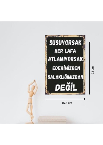 Ahşap Retro Mdf Poster , Komik Sözler , Duvar Yazıları , Manzara , Tarih , Edebiyat - TBL0806 indirimleri