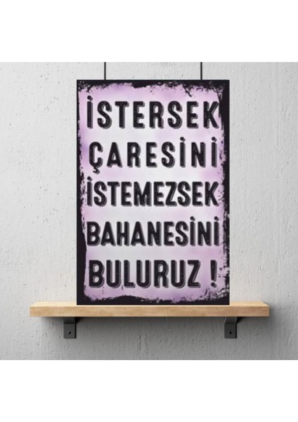 Ahşap Retro Mdf Poster , Komik Sözler , Duvar Yazıları , Manzara , Tarih , Edebiyat - TBL0813 modelleri