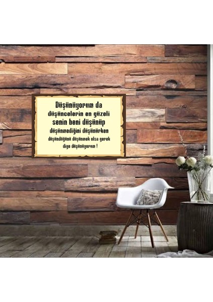 Ahşap Retro Mdf Poster , Komik Sözler , Duvar Yazıları , Manzara , Tarih , Edebiyat - TBL0557