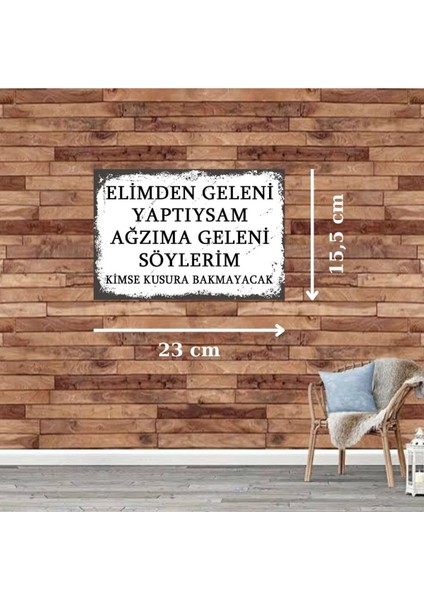 Ahşap Retro Mdf Poster , Komik Sözler , Duvar Yazıları , Manzara , Tarih , Edebiyat - TBL0542 fiyatları