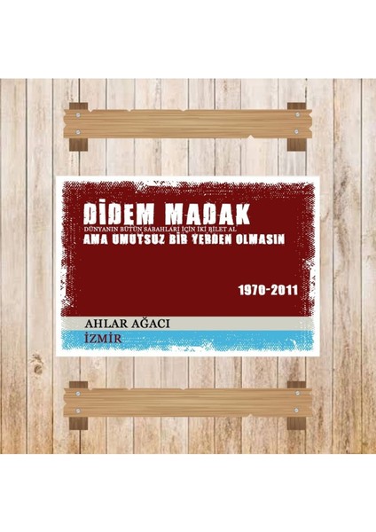 Ahşap Retro Mdf Poster , Komik Sözler , Duvar Yazıları , Manzara , Tarih , Edebiyat - TBL0584 modelleri