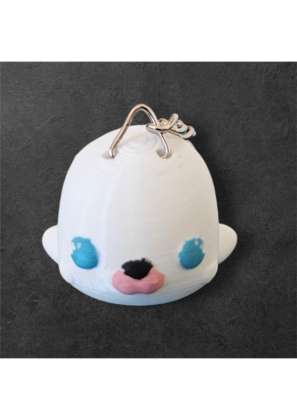 3D Seal Figür (Fok Balığı) Anahtarlık